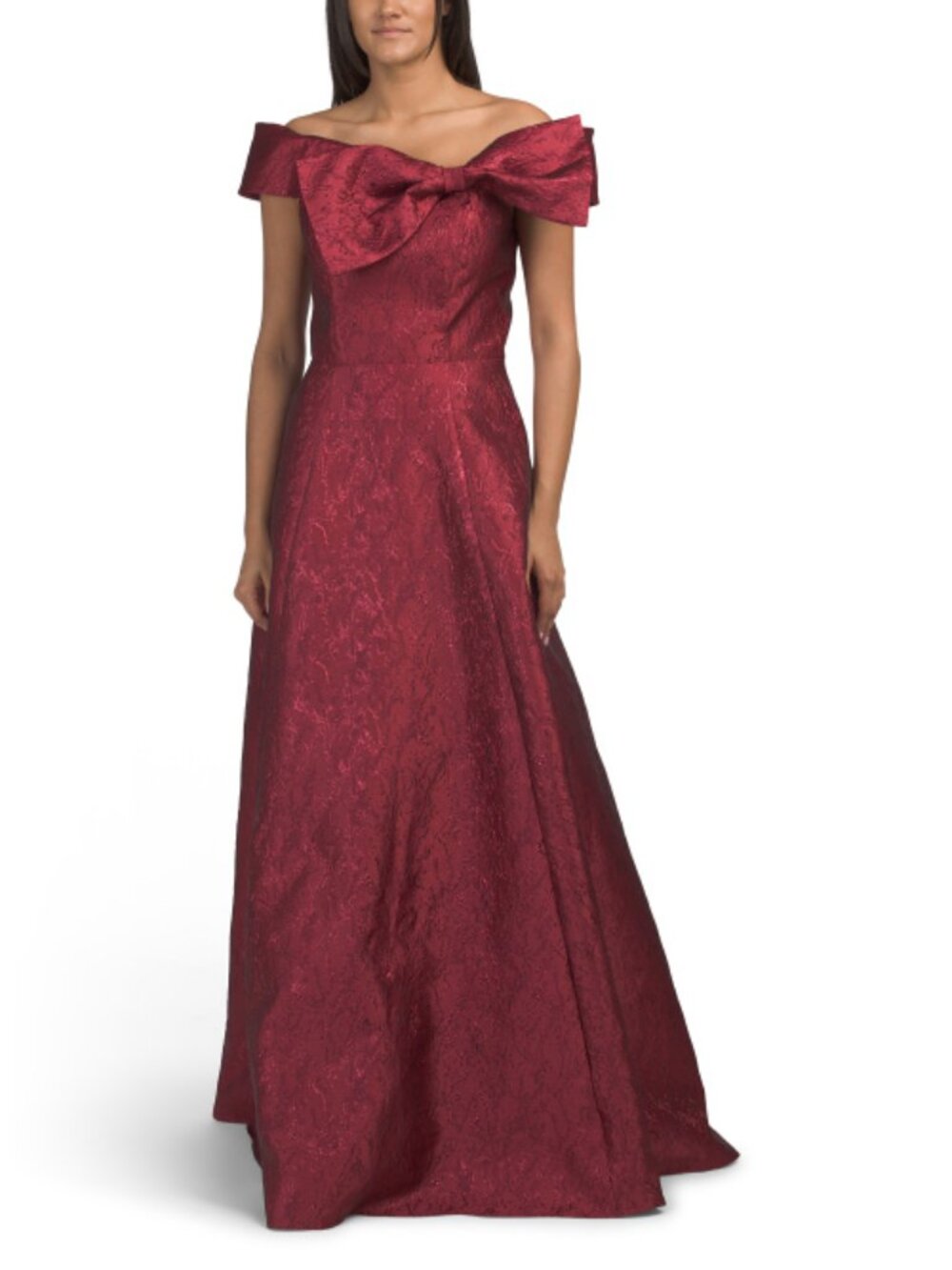 RENE BY RENE RUIZ Off The Shoulder Gown - Picture 1 of 4